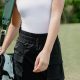 Black Cargo Active Mini Skort