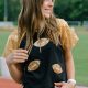 Black Football Patch Set Top