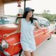 Blue Sleeveless T-Shirt Romper
