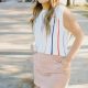 Blush Cargo Mini Skirt