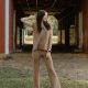 Camel Knit Set Pants