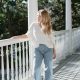 Denim Wide Leg Jeans